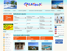Tablet Screenshot of galatour.cz